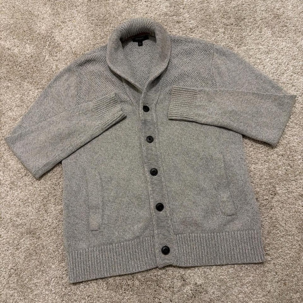 Banana Republic‎ Shawl Collar Cardigan Sweater | Gray | Large